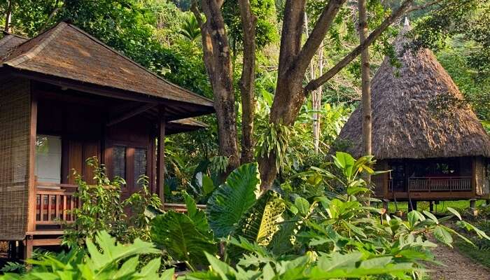 The villas at the Barefoot Resort in Havelock