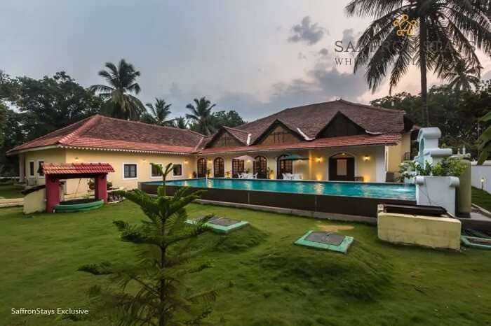 Pool at Nossa Bela Casa in Goa