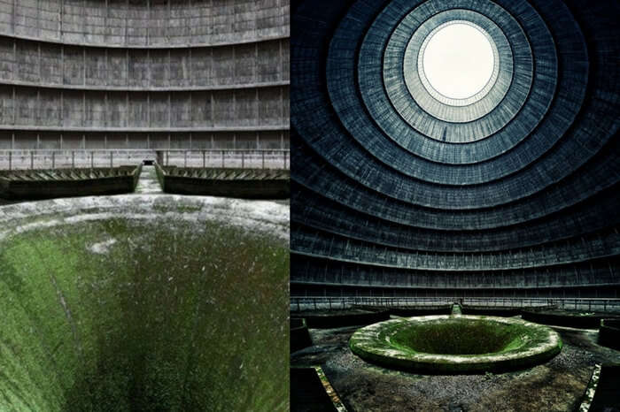 Different shots from the I.M Cooling Tower in Belgium