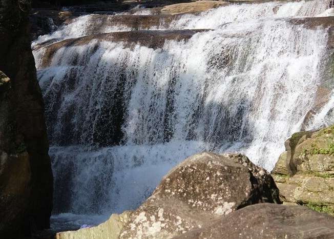 gorgeous waterfall near bentota
