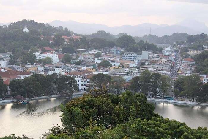 Panoramic view of Nuwara Eliya
