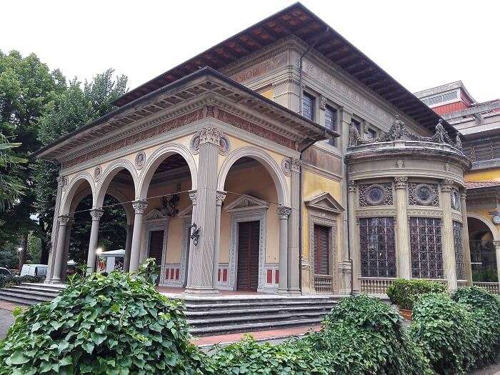 Traditional buildings in Montecatini Terme