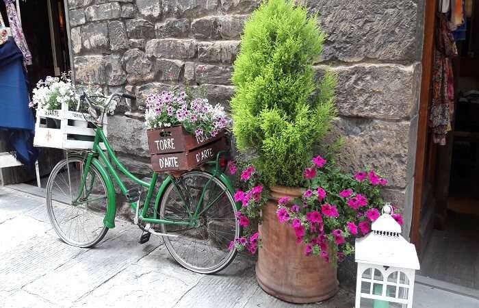 Lovely street decorations in Florence