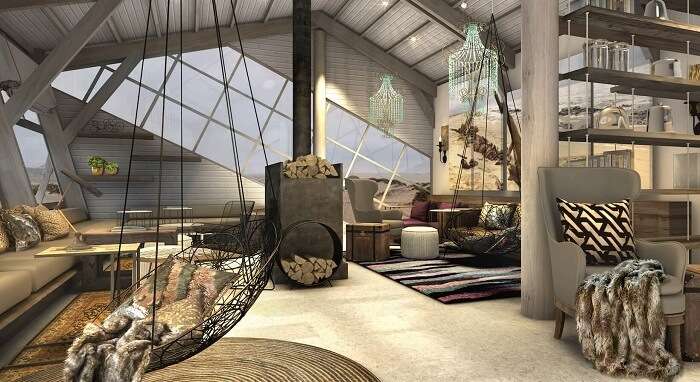 Living Room at Shipwreck Lodge
