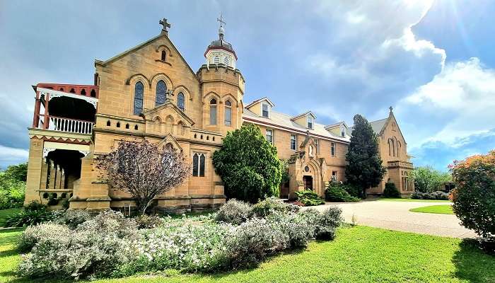 One of the most exotic places for a wedding in Queensland is the Abbey of the Roses