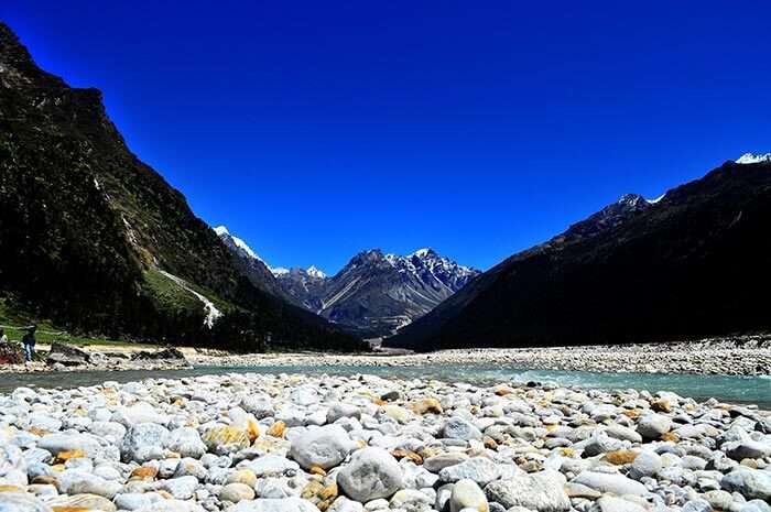 A stunning view of the Yumthang Valley