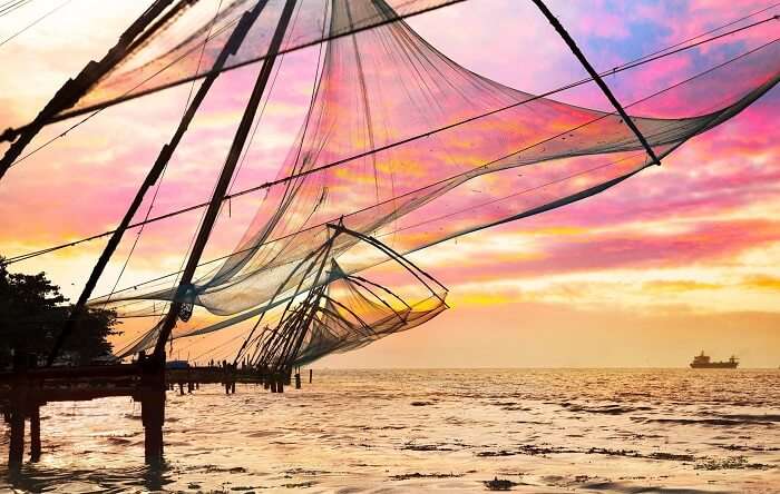 Chinese Fishing Nets - Keralam, Kerala Tourism, Kerala