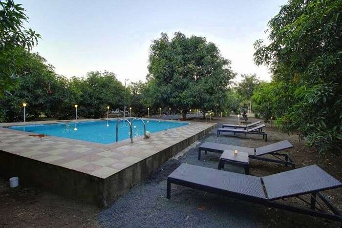 pool at daksh resort