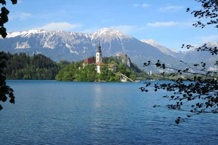 Lake Slovenia Bled Island