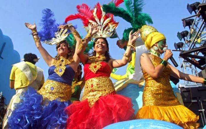 The Goa carnival is a must attend winter festival in India