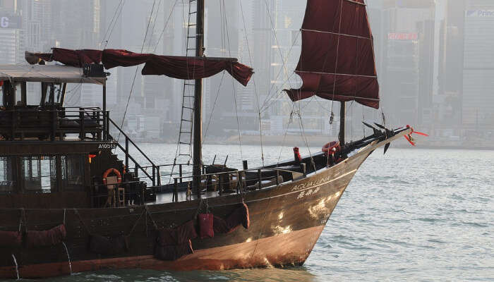 Junk Boat in Hong Kong