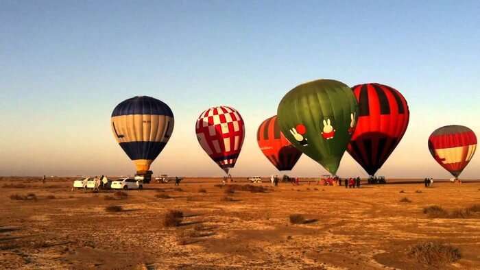 Hot air ballooning in Kutch is one of the most enthralling experience