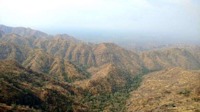 Aravali hills in Rajasthan