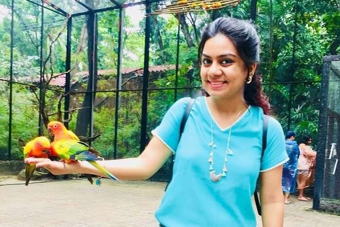 pooja thailand trip day 5 safari world holding parrot pooja thailand trip day 5 safari world holding parrot