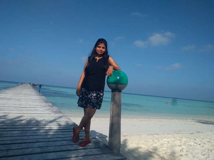 Ranjeets wife in Maldives