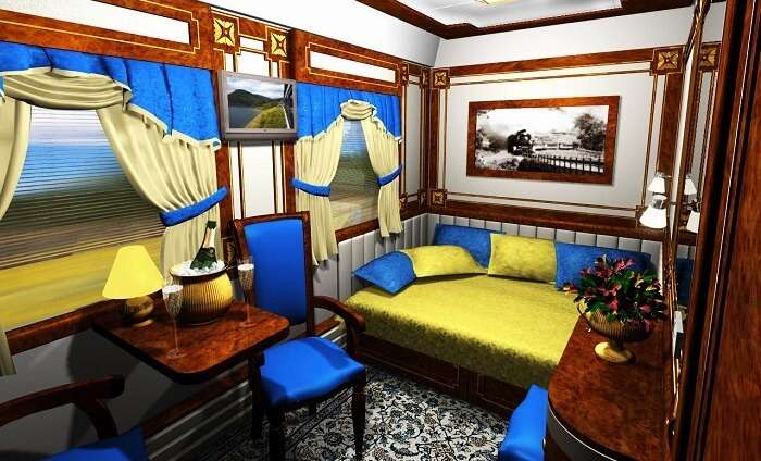 Inside Trans Siberian Train