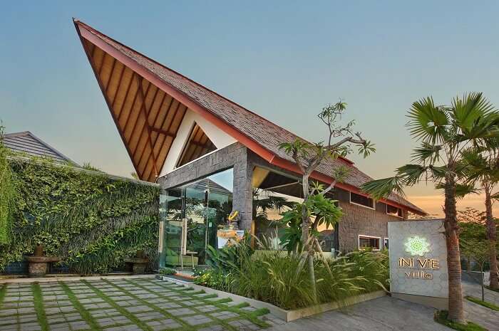 awesome architecture of ini vie villa