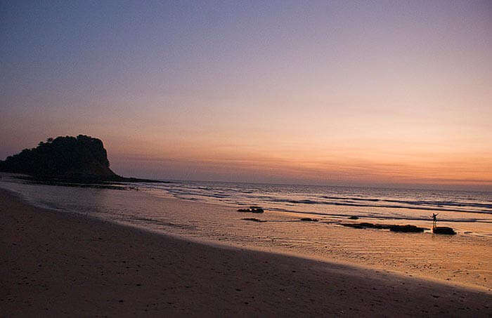 The sandy beach of Kashid is a perfect place to indulge in tranquility