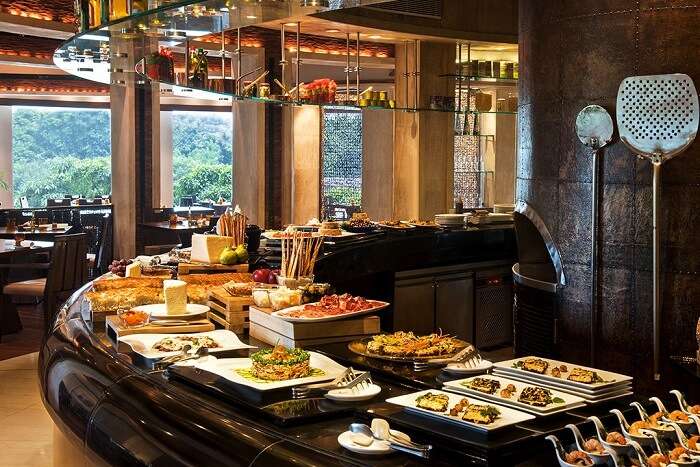 A mouth-watering view of buffet brunch served at Hyatt Regency 
