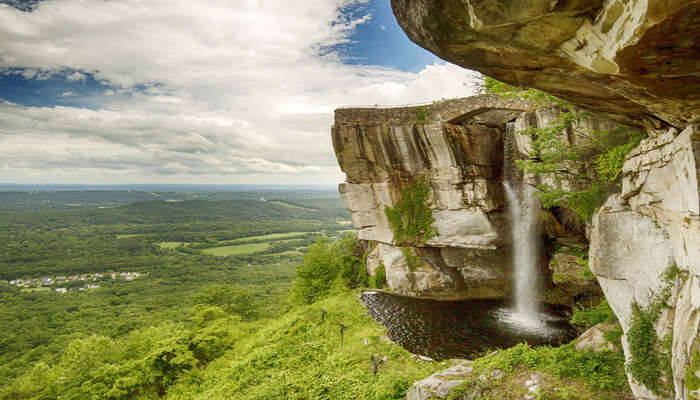View Of Lovers Leap Waterfall