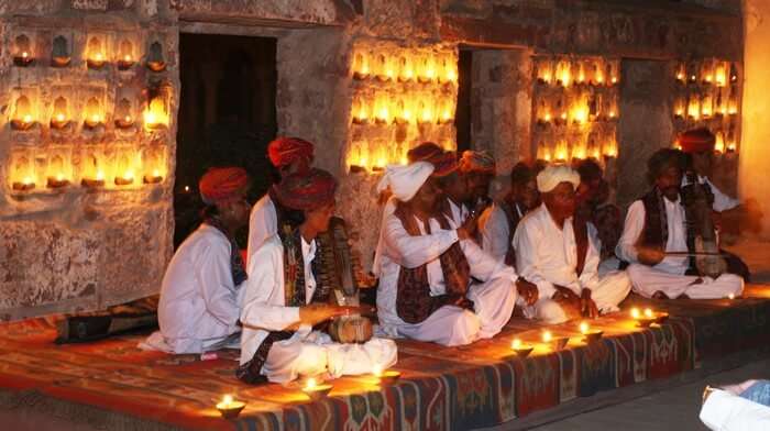 A cultural performance during Ngaur fest