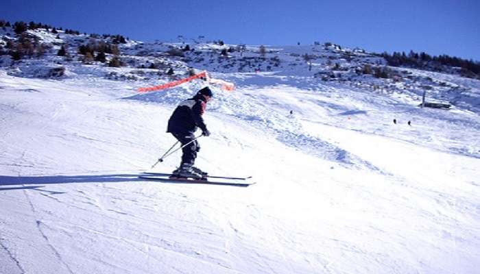 skiing in Austria in march