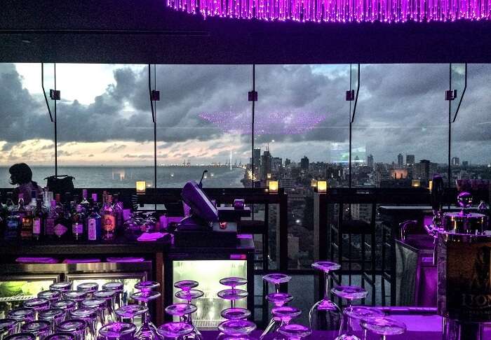 ON14 - The purple hep view from inside of this gem of Colombian nightlife