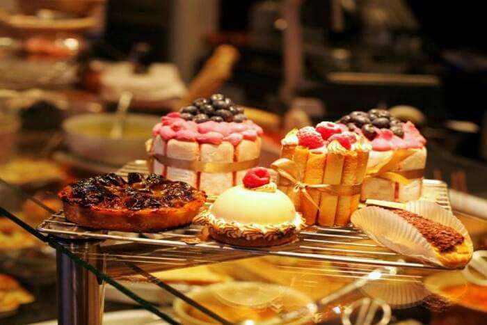 desserts and bakery items served at paris cafe
