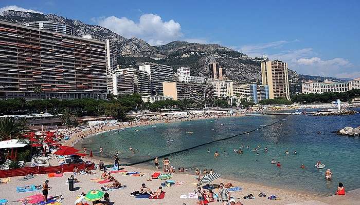 If you are visiting in Monaco in January, take in the Sunshine at the beach