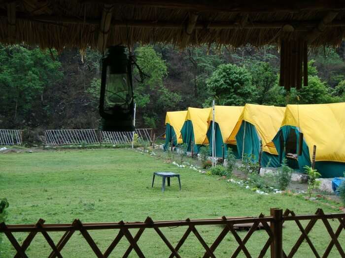Camping in Rishikesh has recently turned into glamping after modern amenities added to traditional camps