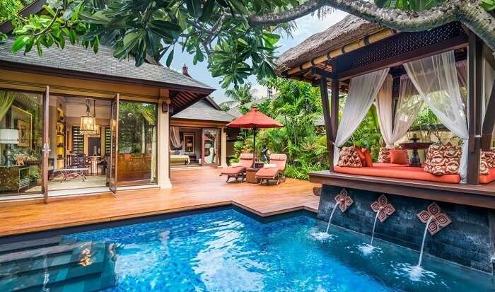 gorgeous St. Regis Bali Resort with beautiful private pool