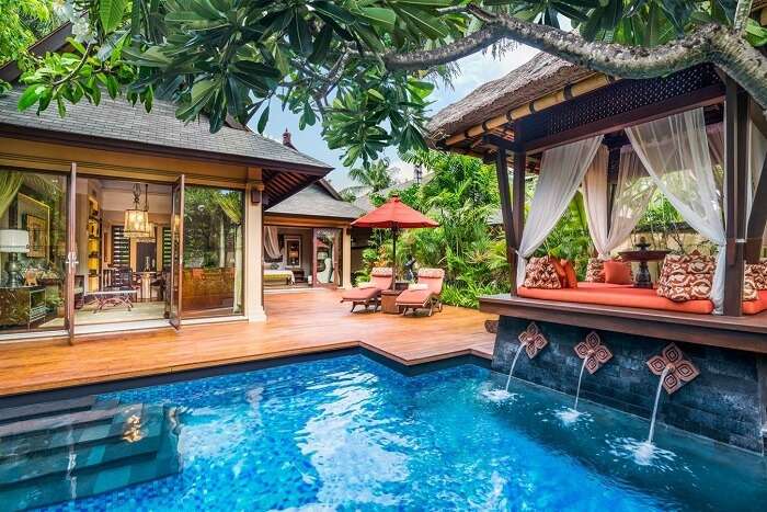 gorgeous St. Regis Bali Resort with beautiful private pool