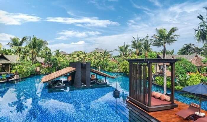 main pool area in St. Regis Bali Resort
