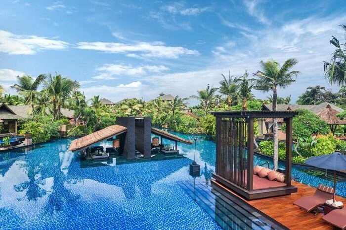 main pool area in St. Regis Bali Resort