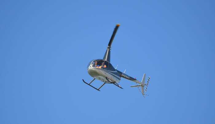 Helicopter tour of Kuta