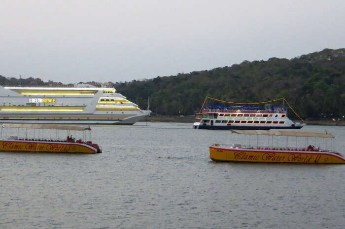 Take a romantic Mandovi River sunset cruise in Goa
