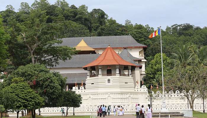 Temple of the Tooth in Kandy, an important heritage site