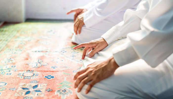 Muslim offering Prayer 