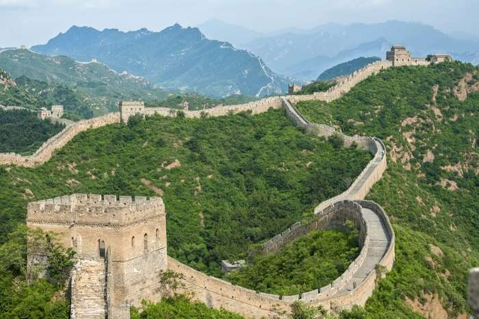 The Great Wall in Hebei province