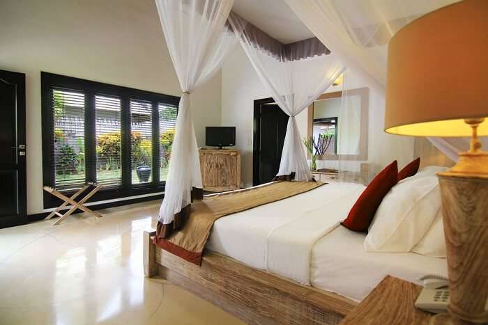 bedroom in villa seminyak