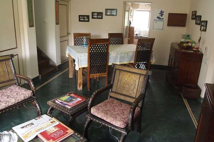 The interiors of the Chhoti Haveli in Vasant Kunj