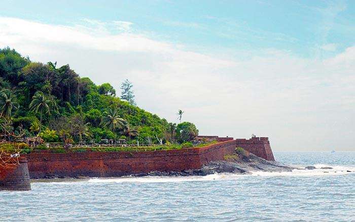 The famous Fort Aguada in Goa
