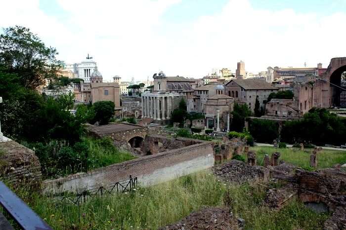 Visiting the Gardens in Rome