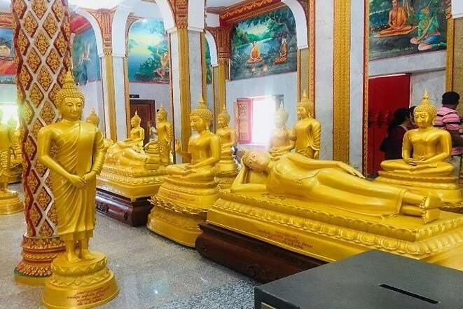 pooja thailand trip day 8 wat chalong buddha temple interior