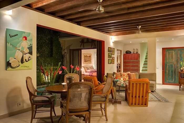quirky lounge area in rumah 88