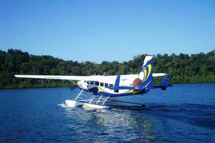 The seaplane by Pawan Hans in Andaman