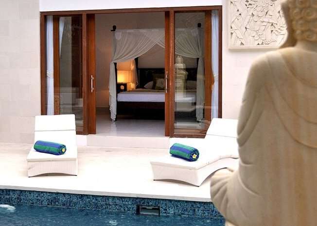 enjoy a stay at the opulent Taman Sari villa