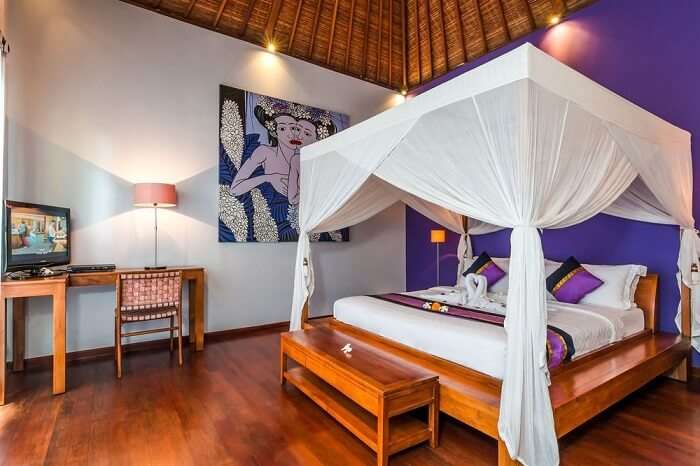 honeymoon suite in villa essence