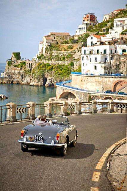 Guy Driving car- Italy