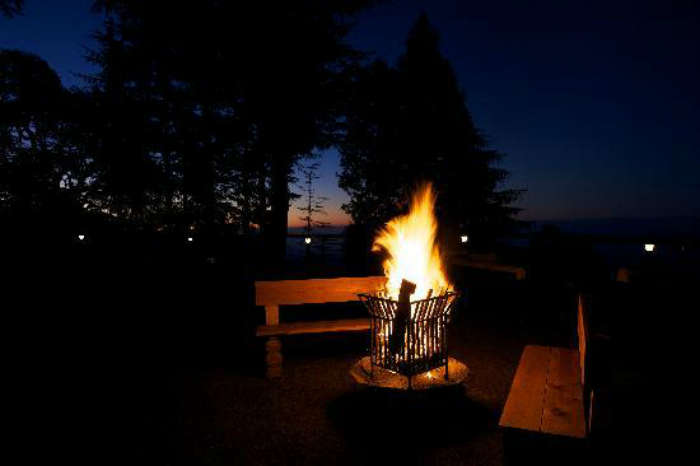 Bonfire within the jungles of Mussoorie